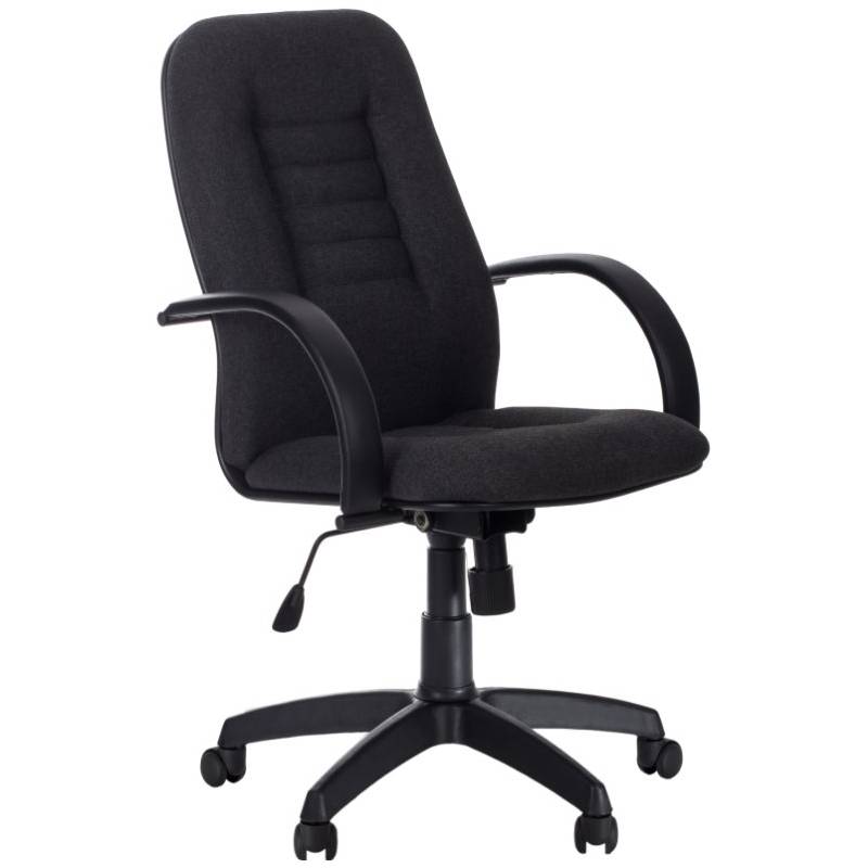 Кресло руководителя Пилот У2 (серая ткань) главное фото