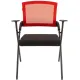 Офисное кресло Chairman NEXX Россия черн/красн.. Фото товара с разных ракурсов.
