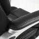 Кресло офисное  PREMIUM "Rest EX-555", пружинный блок, экокожа, черное. Фото товара с разных ракурсов.