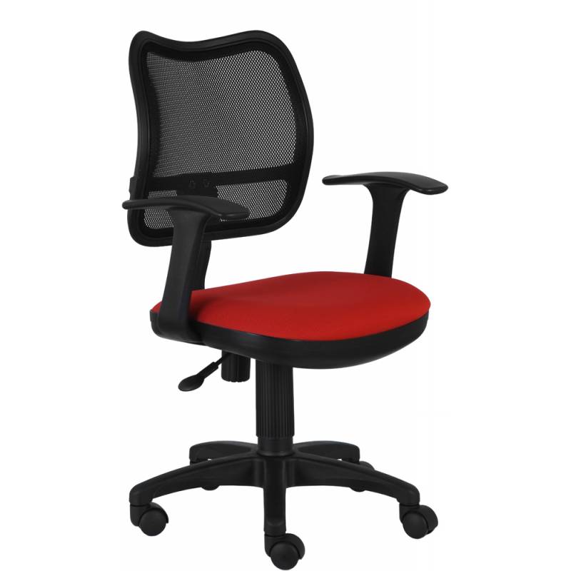 Кресло бюрократ CH-797AXSN (Красное) главное фото